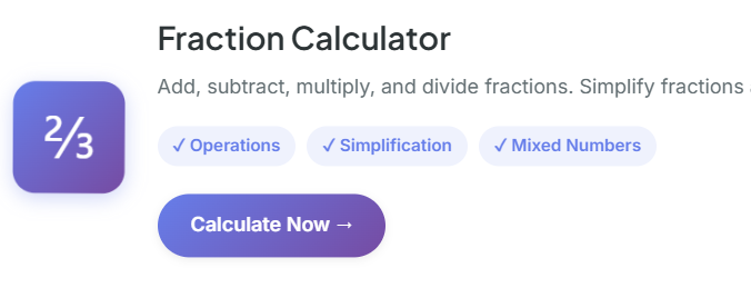 Fraction Calculator