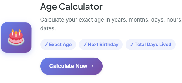 age difference calculator