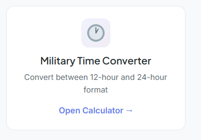 Convert military time