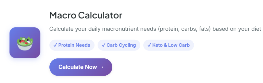 Macro Calculator