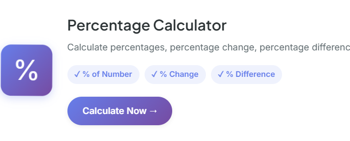 how to calculate a percentage increase of a percentage