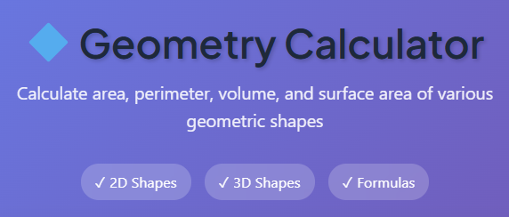 Geometry Calculation