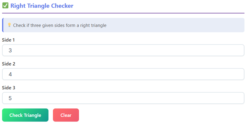 pythagorean theorem equation solver
