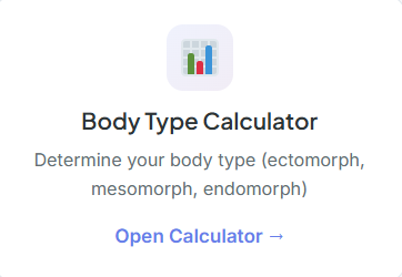 body type calculator female