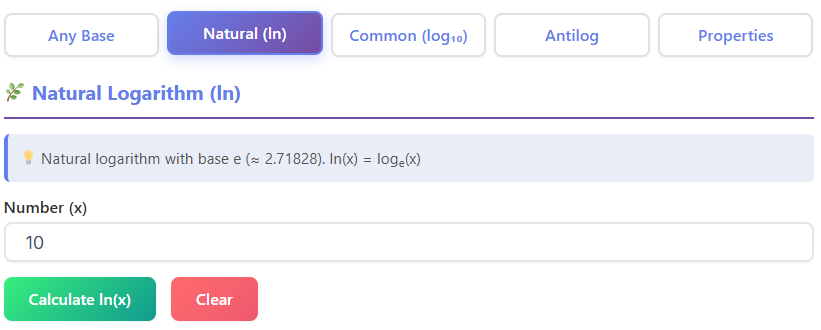 logarithmic differentiation calculator