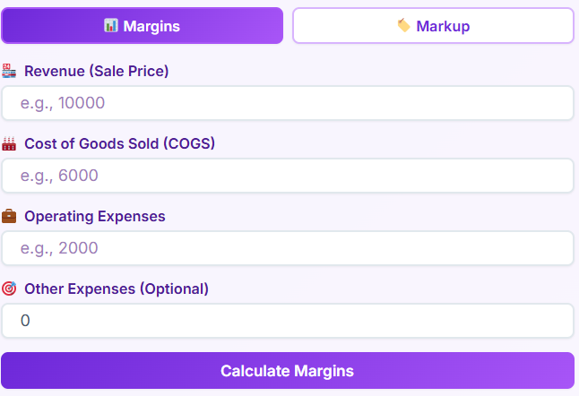 how to calculate gross profit margin
