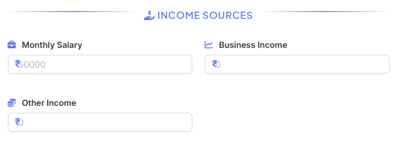 monthly budget calculator