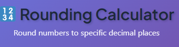 rounding calculator