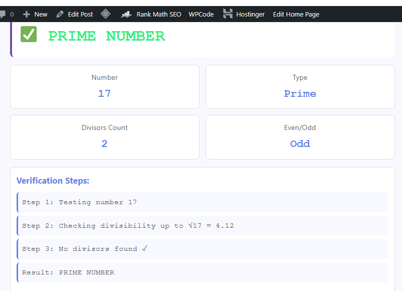 prime number calculator