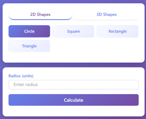 Geometry Calculation