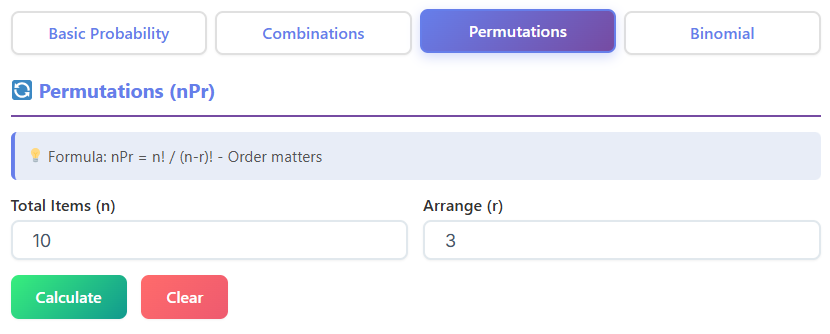 binomial probability distribution calculator