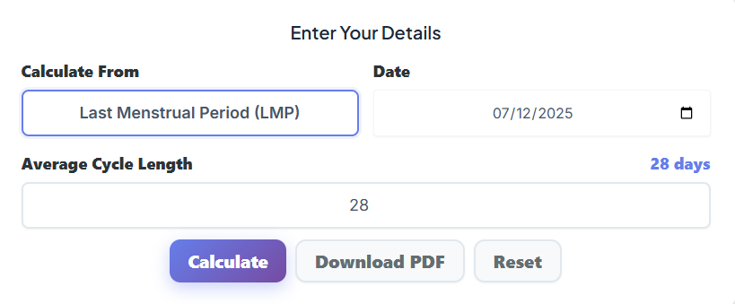 pregnancy due date calculator ivf