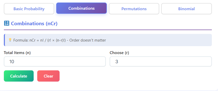 binomial probability distribution calculator