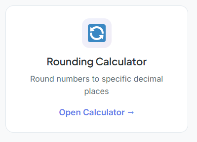 rounding calculator