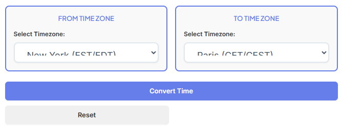 pst to est time zone converter