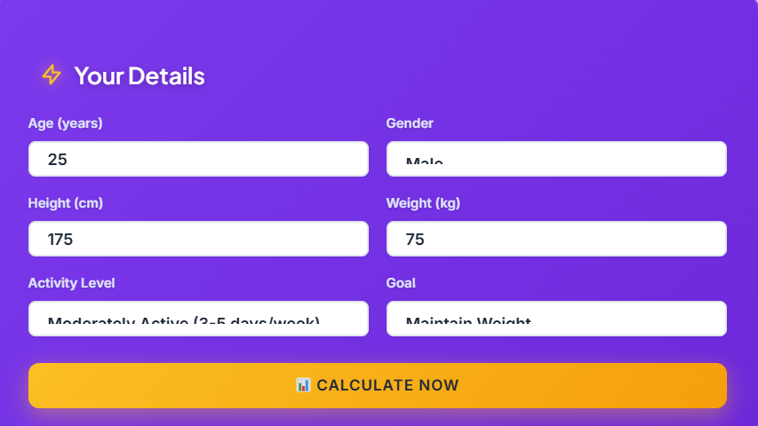 21 day fix calorie calculator