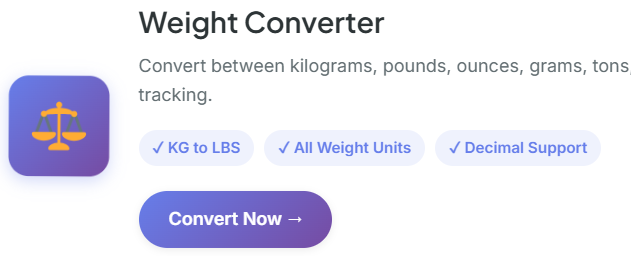 weight converting