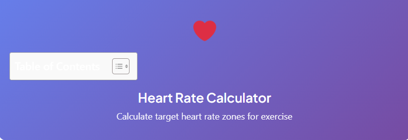 heart rate calculator online