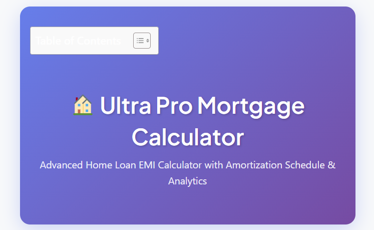 Mortgage Calculator NM