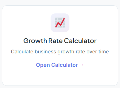 calculating the growth rate