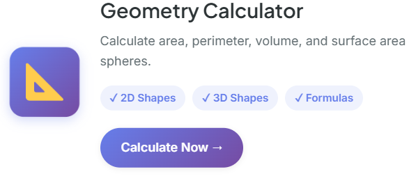Geometry Calculation