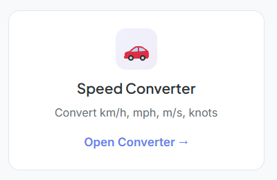 speed converter