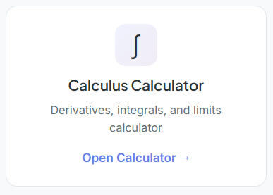best calculator for calculus