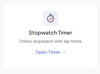 Set a timer for 5 minutes
