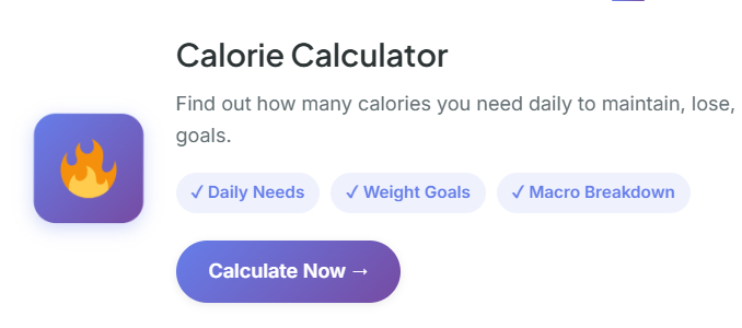 21 Day Fix Calorie Calculator