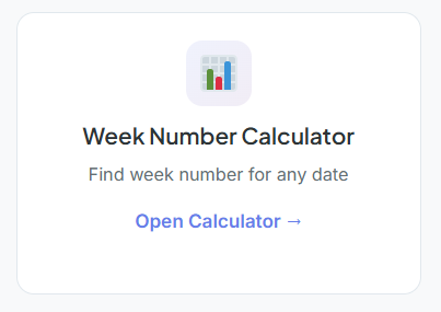 calculate weeks between two dates