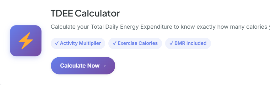 Step-by-Step TDEE Calculator