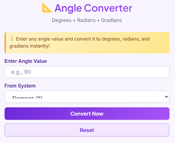 angle convert