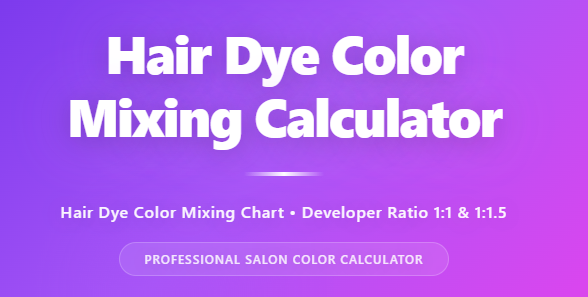 1 to 1.5 ratio hair color calculator