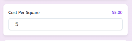 $500 super bowl squares payout calculator