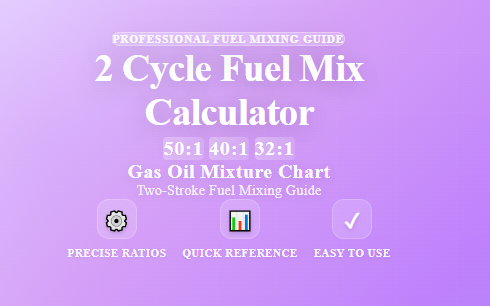 2 Cycle Calculator