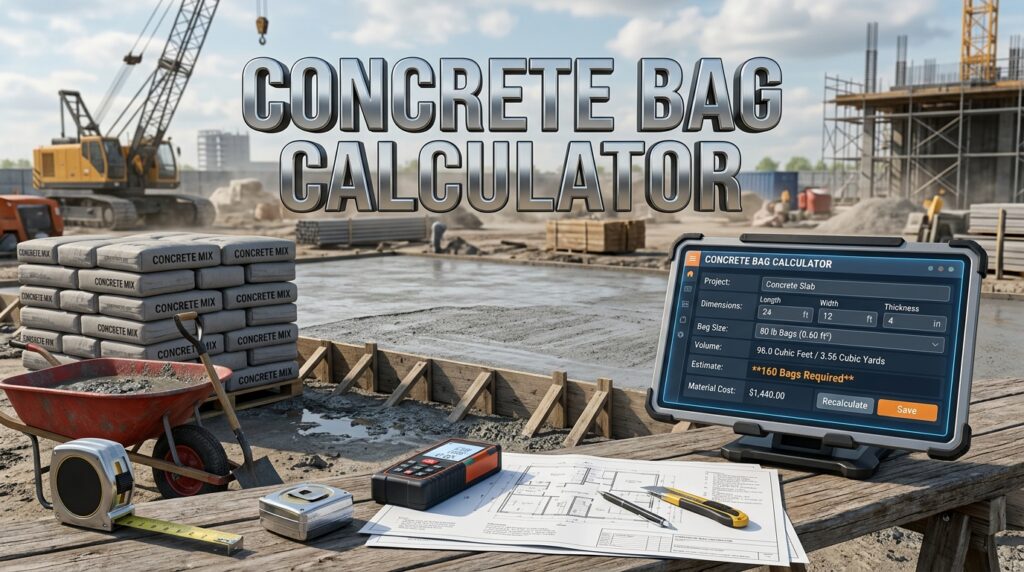 Concrete Bag Calculator