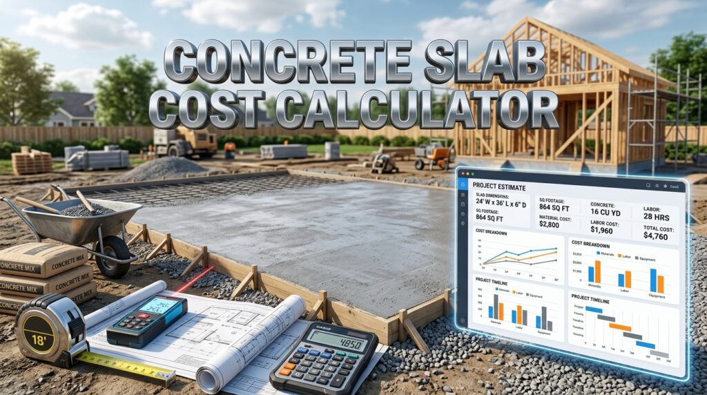 concrete slab cost calculator