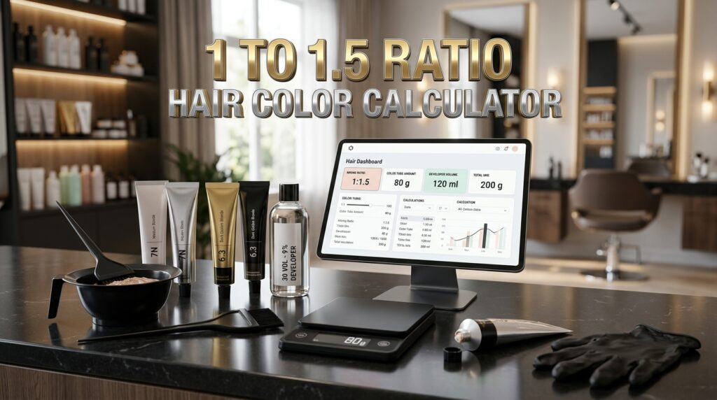 1 to 1.5 Ratio Hair Color Calculator