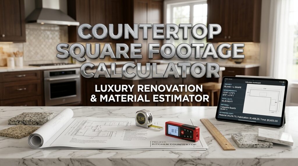 How Do You Calculate Countertop Square Footage